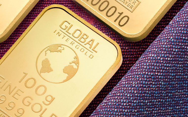 Lingots d'or de haute qualité symbolisant la richesse